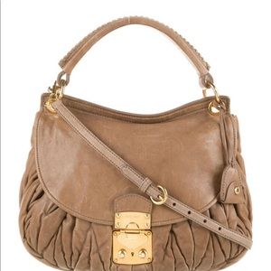 Miu Miu matelasse lambskin shoulder bag